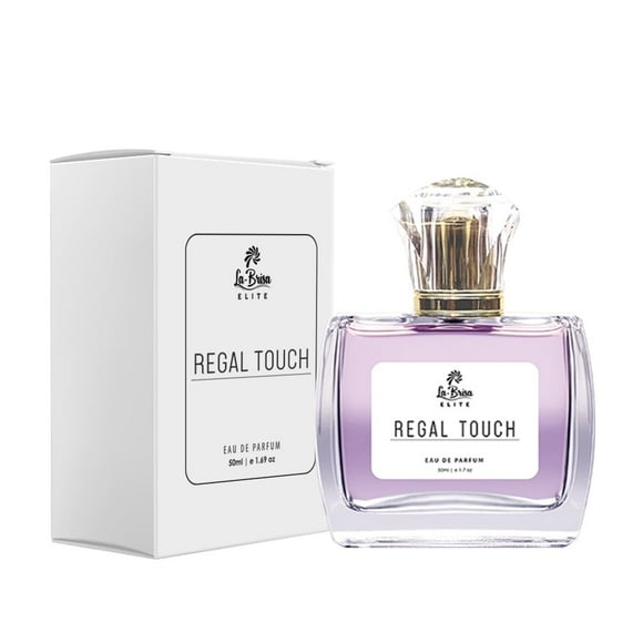 La Brisa Elite Regal Touch Eau de Parfum pour Hommes 50 ml, 1,7 Fl. Oz. / Parfum Longue Tenue de Qualité Supérieure pour Garçons - avec des Notes de Cardamome, de Rose et de Vanille / Idéal pour un Usage Quotidien - Cadeau Parfait pour Mari