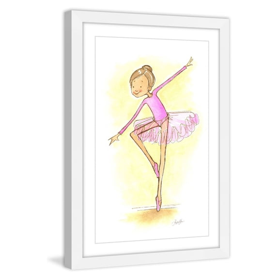 "Ballerina" Framed Painting Print