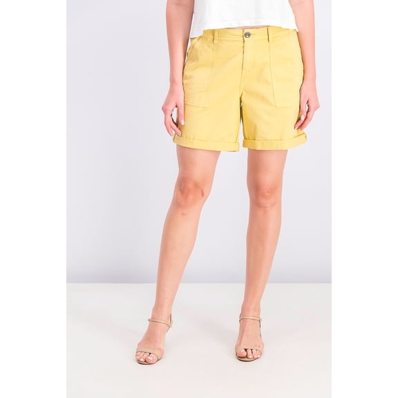 Style & Co Double Pocket Cuffed Shorts Sungold 12