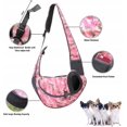 thumbnail image 2 of Arnés para perros, bolsa para colgar en la parte delantera, bolso para cachorros y gatos, viaje de malla transpirable, adecuado para perros pequeños y medianos y bolsos de hombro para gatos - (camufl, 2 of 4