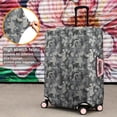 thumbnail image 4 of Pixel Gray Camo Digital Pattern Luggage Cover Fashion Suitcase Cover Baggage Covers Fit 25-28 Inch Luggage (Go Travel), 4 of 5