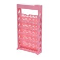 thumbnail image 1 of Book Rack Storage Bookshelf Small Storage Bookshelf Bookcase Large Capacity Easy Access for Living Room Bedroom Single Row 5 Layer Pink, 1 of 10