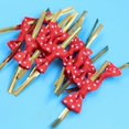 thumbnail image 4 of Bow Tie Wrapping Golden Wire 100pcs Binding Lollipop Candy Packaging Bags Fastener For Festival Wedding Party, 4 of 5