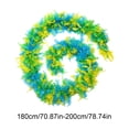 thumbnail image 3 of Turkey Feathers Colorful Feathers Strips Fire-shaped Hair Strips Large Feathers Colorful Costumes Props Decorations, 3 of 6