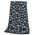 thumbnail image 3 of Bingfone Gothic Skull Print Flannel Fleece Blanket Throw Blanket For Bed,Sofa,Couch,Travel,Camping(50"X40"), 3 of 9
