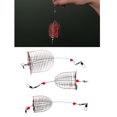 thumbnail image 2 of SIEYIO Stainless Steel Wire Fishing Trap Bait Cage Basket Feeder Holder Tackle Tool, 2 of 17