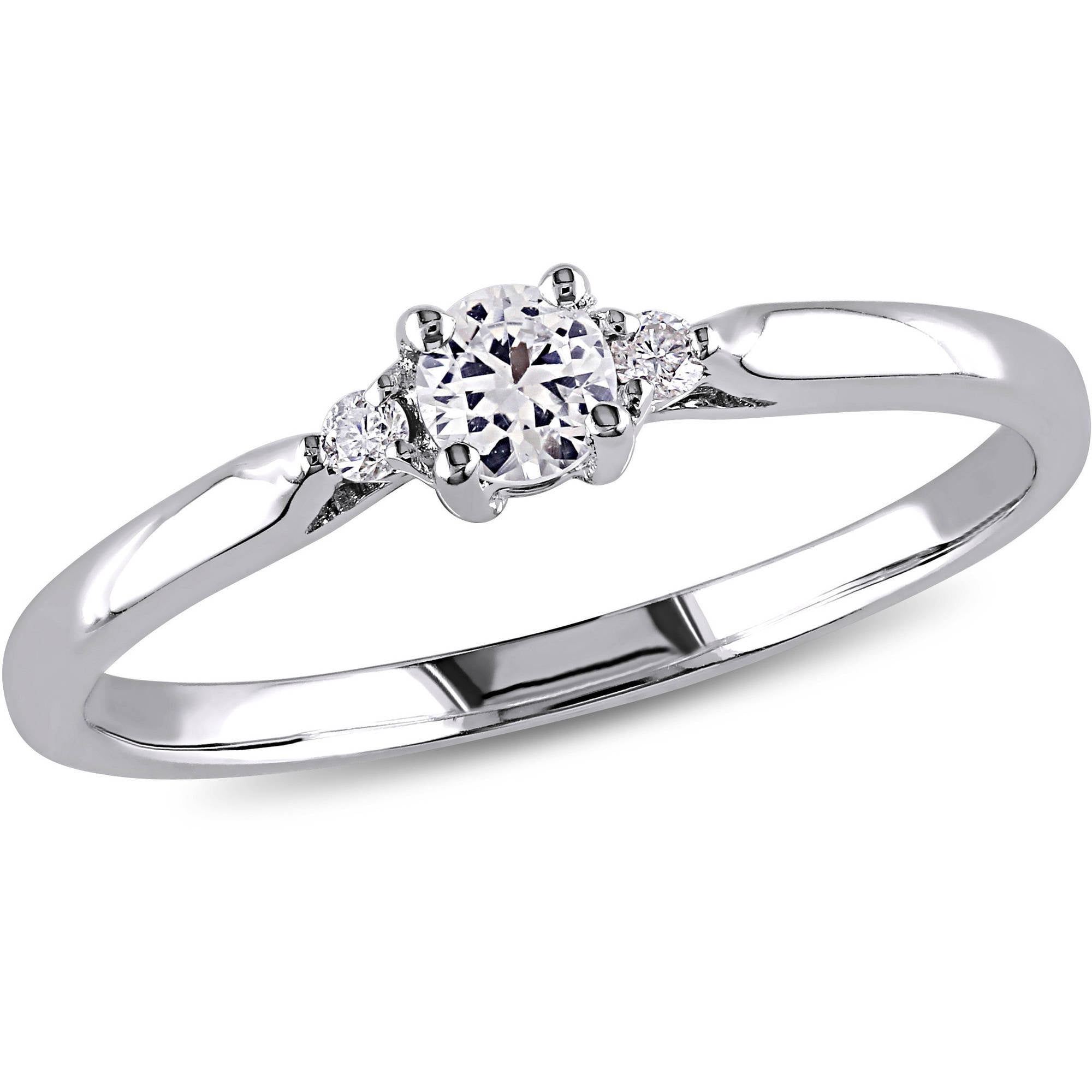 BOHG Jewelry Womens Fashion Silver-Plate Cubic Zirconia CZ Heart Infinity Symbol Ring Wedding Band