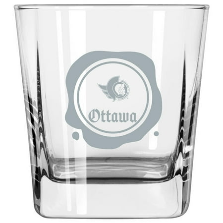 

Ottawa Senators 14oz. Frost Stamp Old Fashioned Glass