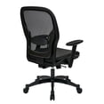 thumbnail image 4 of Professional Breathable Mesh Back Chair with Bonded Leather Seat in Black, 4 of 12