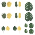 thumbnail image 2 of 77pcs Monstera Leaf Decor, Artificial Tropical Plants for Wall, Table & Floral Arrangements – Create a Stunning Festive Atmosphere for Hawaii Party, 2 of 4