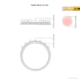 thumbnail image 5 of ANGARA Classic Seven Freshwater Cultured Pearl Band with Diamonds in 14K White Gold for Women | June Birthstone, Birthday, Anniversary, Jewelry Gift for Women | Natural Pearl Ring, 5 of 8