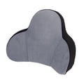thumbnail image 1 of Cojín lumbar para asiento de automóvil Unique Bargains, soporte de espuma viscoelástica, diseño ergonómico 31.5x41x12.5cm gris, 1 of 6