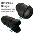 thumbnail image 4 of Uxcell 72mm Camera Lens Hood, Reversible Flower Lens Hood Protector with Cloth, 4 of 6
