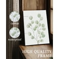 thumbnail image 3 of Drsoum Bohemia Wall Art Light Green Botanical Art Boho Leaf Decor for Bedroom Minimalist Prints for Office 8x10in4pcs Natural Framed, 3 of 6