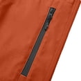 thumbnail image 7 of BRGZLK Men's Leisure Cargo Pants Solid Color Drawstring Elastic Waist Relaxed Fit Outdoor Hiking Camping Fishing Construction Sports Work Trendy Trousers, 7 of 7