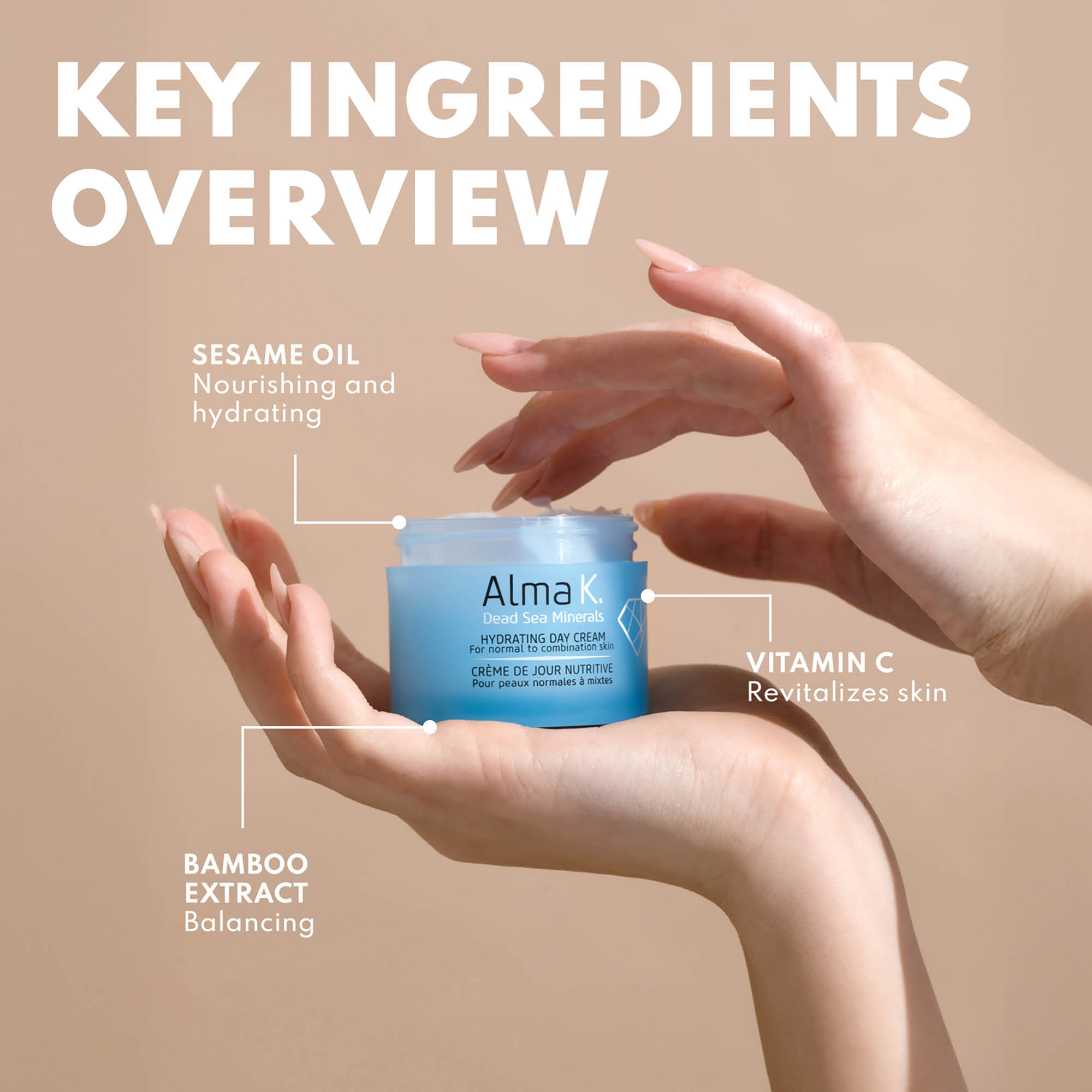 Alma K Hydrating Day Cream - Normal To Combination Skin, 1.7 oz