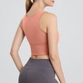 thumbnail image 7 of Lixiuxyad Women's Solid Color Sports Bra Yoga Bra Vest Suspender,Bras for Women Orange XXL, 7 of 7
