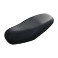 thumbnail image 1 of Funda para asiento de motocicleta de piel sintética, cómoda, transpirable y con protección solar. Negro, 1 of 9