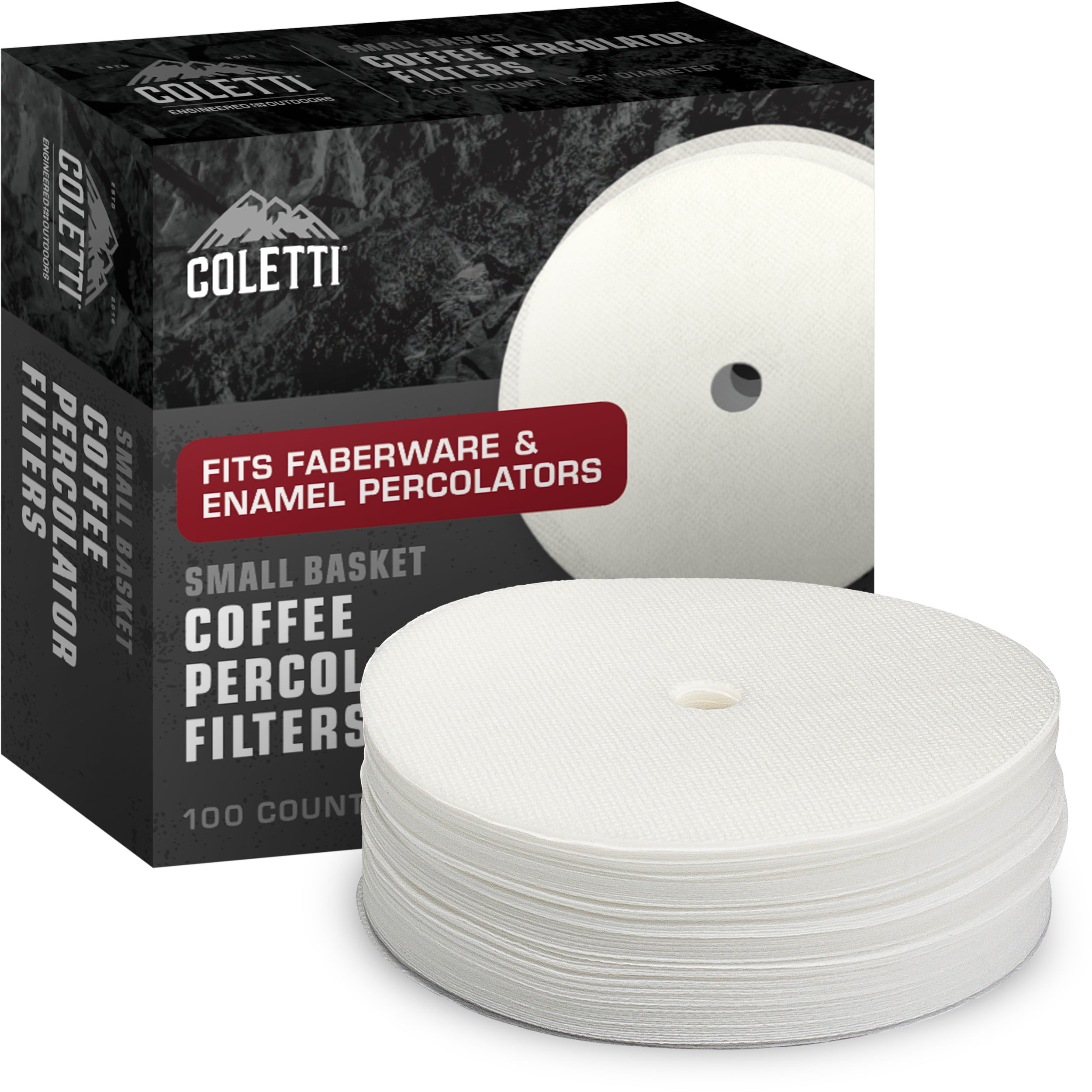 COLETTI Percolator Filters for Enamelware Classic, GSI, & Faberware 3.3