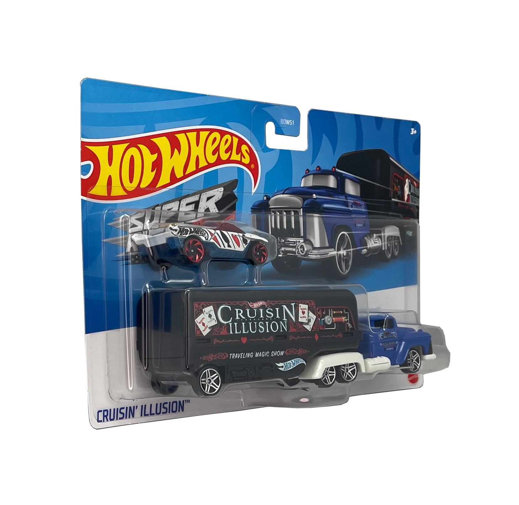 Hot Wheels Super Rigs Cruisin Illusion Diecast Car
