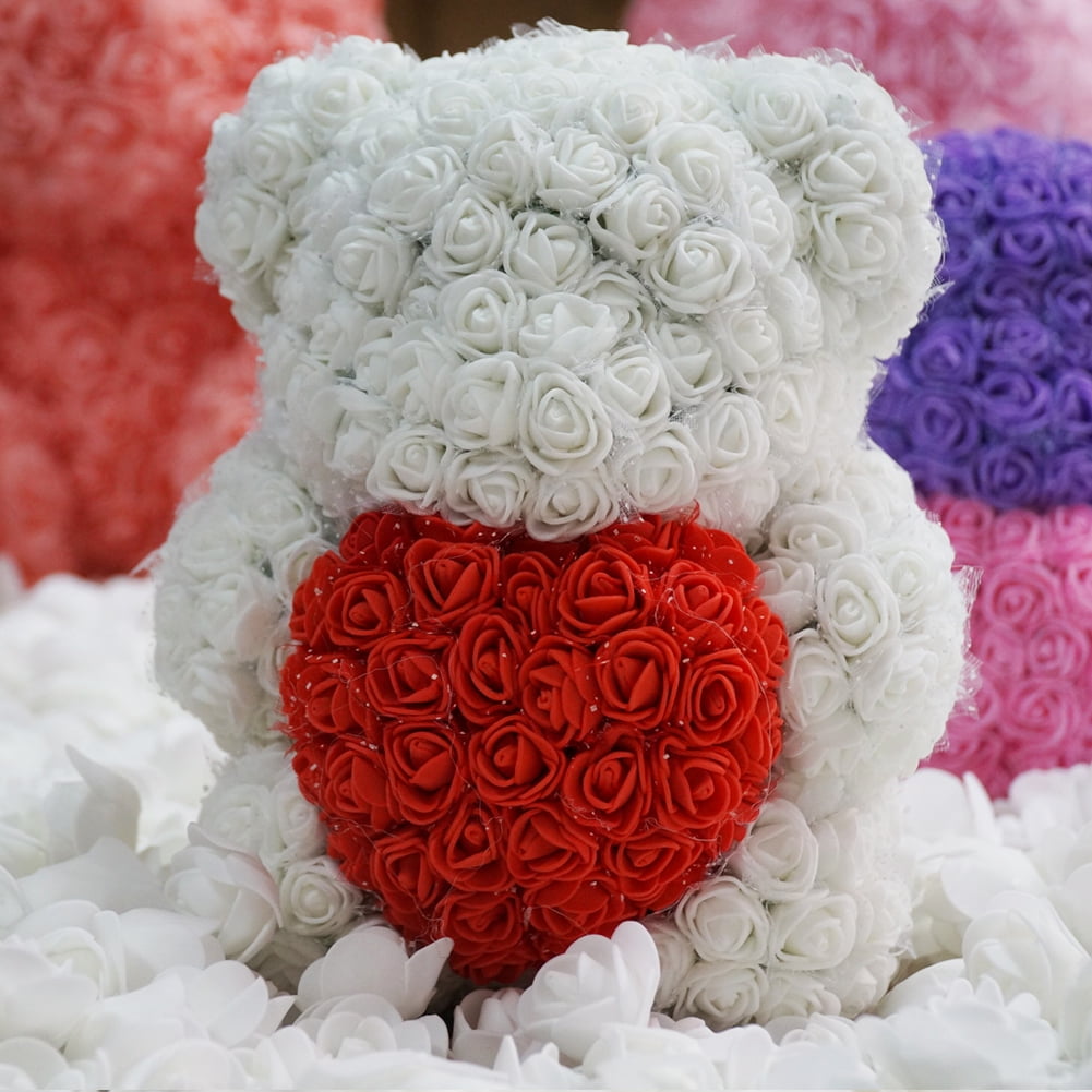 flower bear for valentine's day