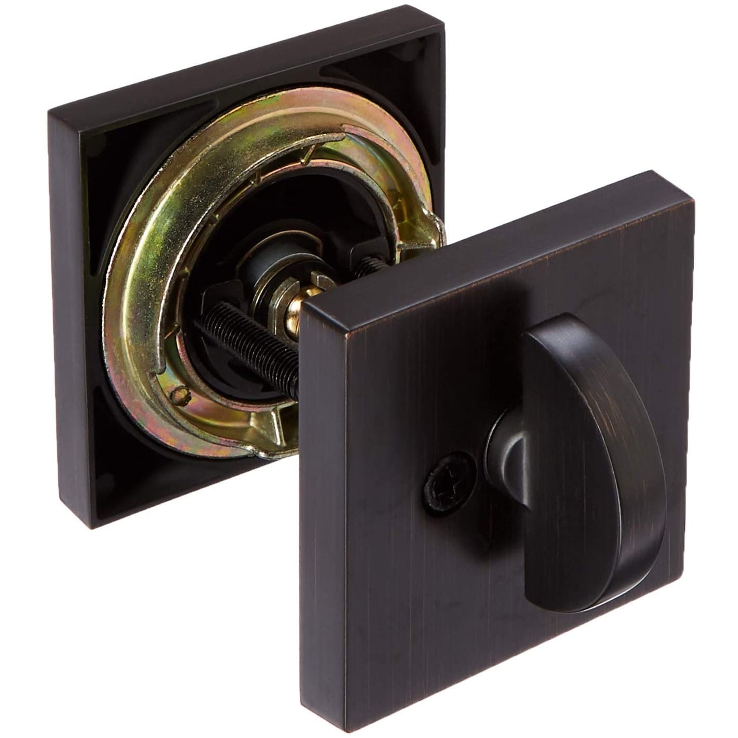 Kwikset 158SQT11PS Halifax Square Single Cylinder Deadbolt Smart Key