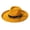 Ancient gold, variant on Vintage Maillard Homburg Panama Hat Victorian Age Western Porkpie Hat Trilby Top Hat for Dinner Outdoor Casual Wear