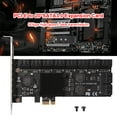 thumbnail image 4 of PCIE Adapter 20/16/12 Port PCI-Express X1 to SATA 3.0 SA3112J Expansion Card 6Gbps High Speed Add On Card W/ PCI-E X4 X8 X16 SA3112J 12 Port, 4 of 6