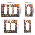 thumbnail image 2 of Yayeee Rocker Switch Wall Plate 2-Gang 4.7"x4.6" Home Decorative Outlet Cover, Large Colorful Flowers, 2 of 6