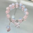 thumbnail image 5 of Butterfly Chain Bracelet Moonlight Stones Lucky Beads Chain Girls Jewellery, 5 of 9