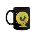 thumbnail image 2 of Kawaii Alien Playing Guitar Mug Mug - Image by Shutterstock,, 2 of 4