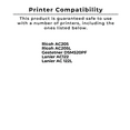 thumbnail image 3 of Zoomtoner Compatible with Ricoh 412660 Laser Toner Cartridge - Regular Yield - Black, 3 of 4