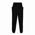 thumbnail image 3 of Men's Casual Pants Men's Sweatpants Pants Soft Comfy Loose Wide Leg Trousers Sports Running Jogger Harem Black M, 3 of 8
