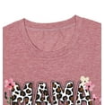 thumbnail image 5 of Mama T Shirt for Women Flower Mom Shirts Short Sleeve Leopard Print Tee Casual Mother's Gift Tshirts Top, 5 of 6
