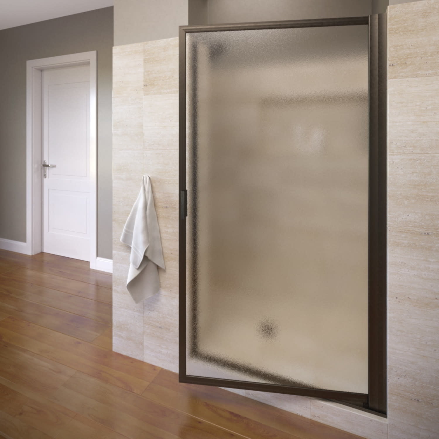 Basco Deluxe 56'' x 64.5'' Framed Bypass Sliding Shower Door