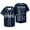 Navy, variant on BoyWithUke Lucid Dreams Tour Merch Baseball Jersey Shirt V-Neck Women Men Short Sleeve Streetwear Clothes