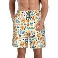 thumbnail image 1 of Balery Peanuts 8 Traje de Baño Estilo Hawaiano para Hombre, Shorts de Secado Rápido con Bolsillos-X-Large, 1 of 6