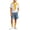 Yellow, variant on Boys 4 Pieces Back To School Outfit Round Neck Solid Short Sleeve Tee and Pockets Denim Shorts and Shawl and Knee High Socks Performance Outfits Casual Clothes Set 3-16 Years