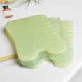 thumbnail image 2 of Rare Gem 1pc Jade Massage Comb Scraper Scalp Comb Jade Scraping Tablets Massage, 2 of 5