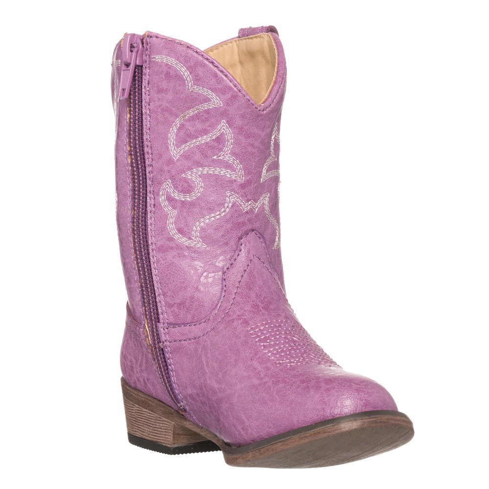 Silver Canyon Boots and Clothing Children Western Kids Cowboy Boot Toddler Monterey Purple