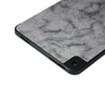 thumbnail image 6 of SaniMore Tri-fold Stand Case for Samsung Galaxy Tab A7 Lite 8.7" 2021 Model (SM-T220/T225), PU Leather Marble Skin Shockproof TPU Back [Auto Wake/Sleep + Pen Holder] Full Protective Shell, Black, 6 of 8
