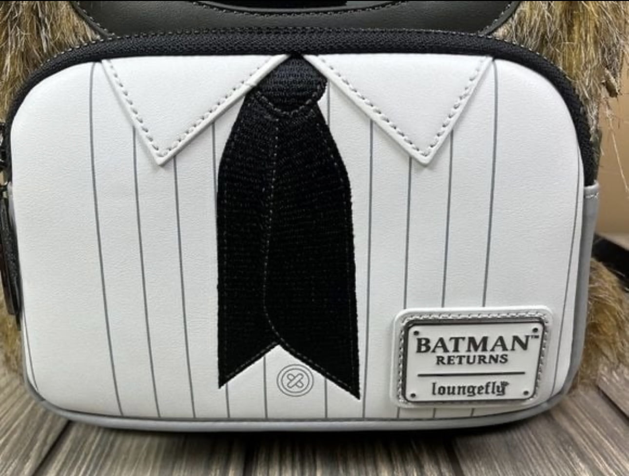 NWT Loungefly Batman Returns Penguin Mini Backpack NWT Loungefly x Batman Returns Penguin Mini | Mercari main image 4