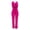 Hot Pink, variant on Women's Sequin Jumpsuit, Cowl Neck Halter Backless Romper, Sleeveless Wide Leg Jumpsuit for Women, Glittery Party Wear, Club Outfit, Prom Dress, Date Night and Special Occasions-Purple