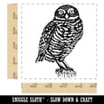 thumbnail image 2 of Watchful Burrowing Owl Square Rubber Stamp Stamping Scrapbooking Crafting - Small 1.25in, 2 of 7