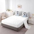 thumbnail image 5 of Castle Fairy Cute Penguin Twin Bedding Sets for Teens,Cartoon Animal Bedding Comforter Set, 5 of 8