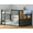 Black, variant on Afuhokles Bunk Bed Twin Over Twin with 6 Large Fabric Drawers and 4 Wooden Storage Bookshelf Organizer, Loft Bed with LED Lights, Black