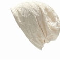 thumbnail image 1 of Bonnet Mince pour Femmes, Décontracté, Respirant, Couleur Unie, Beige, 1 of 6
