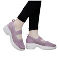 thumbnail image 4 of Mostsola Platform Sneakers for Women Lightweight Mesh Mary Jane Shoes Arch Support Walking Shoes, 4 of 5