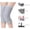 Gray, variant on Men Women Thicken Thermal Knee Braces Leg Warmers Winter Breathable Knee Pads Leg Sleeves for Ski Cycling Dance, Black