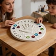 thumbnail image 5 of Stepping Stone for Kids DIY Handprint Gift Kit Indoor Outdoor Family Keepsake Gift, Includes 1 Mod, 26 Letter Stamps, and Colored Stones, 5 of 7
